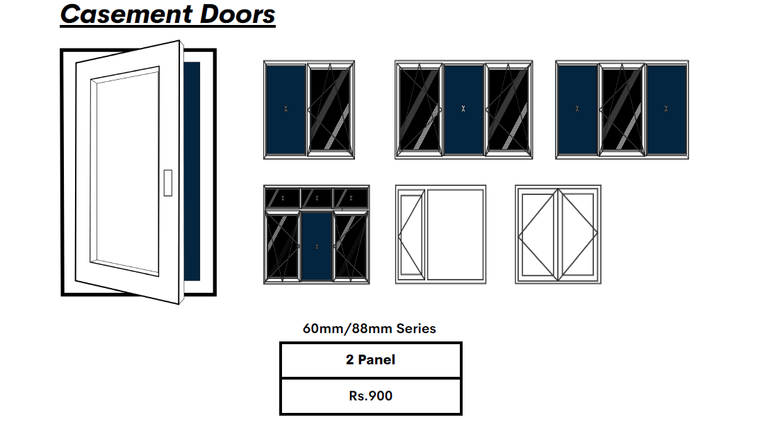 Casement doors